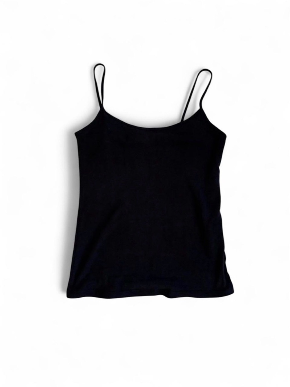 Forever 21 perfect fitted basic black cami tank top size M